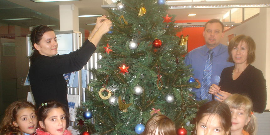 Mališani u banci/Foto: Diana Everle