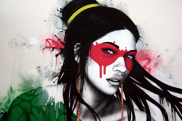 Street Art umjetnik Finbarr Fin DAC stvara u Ražancu, Foto: Nenad Nešović Street Art umjetnik Finbarr Fin DAC stvara u Ražancu, Foto: Nenad Nešović