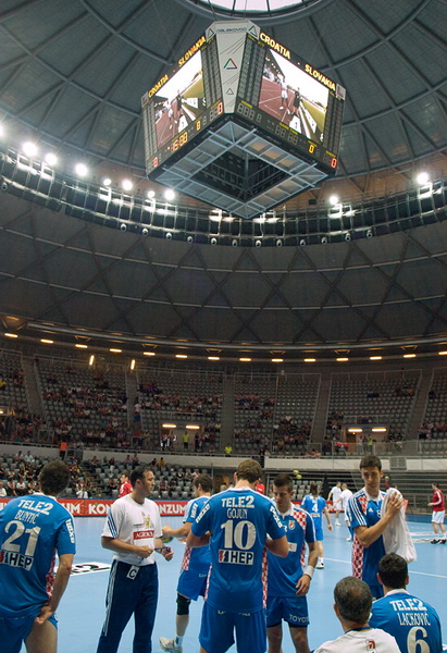 Zadar: Hrvatska-Slovacka 34-21, Foto: Sasa Cuka