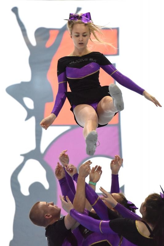 Zadar – U dvorani Krese Cosica na Visnjiku otvoreno je Europsko prvenstvo navijacica “European cheerleading championships 2015”. Danas i sutra svoje ce plesno akrobatske vjestine pokazati vise od 1500 natjecateljica. Photo: Dino Stanin/PIXSELL Zadar – U dvorani Krese Cosica na Visnjiku otvoreno je Europsko prvenstvo navijacica “European cheerleading championships 2015”. Danas i sutra svoje ce plesno akrobatske vjestine pokazati vise od 1500 natjecateljica. Photo: Dino Stanin/PIXSELL