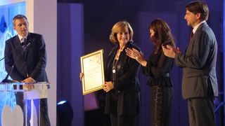 25.10.2013., Zadar – U Falkensteiner hotelu u Punta Skali dodjeljene su nagrade “Covjek – kljuc uspjeha u turizmu”. Svecanosti su prisustvovali premijer Zoran Milanovic te ministri Darko Lorencin i Gordan Maras te brojni drugi uvazeni gosti. Photo: Fili