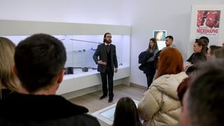 Demonstracija puhanja stakla @ Muzej antičkog stakla