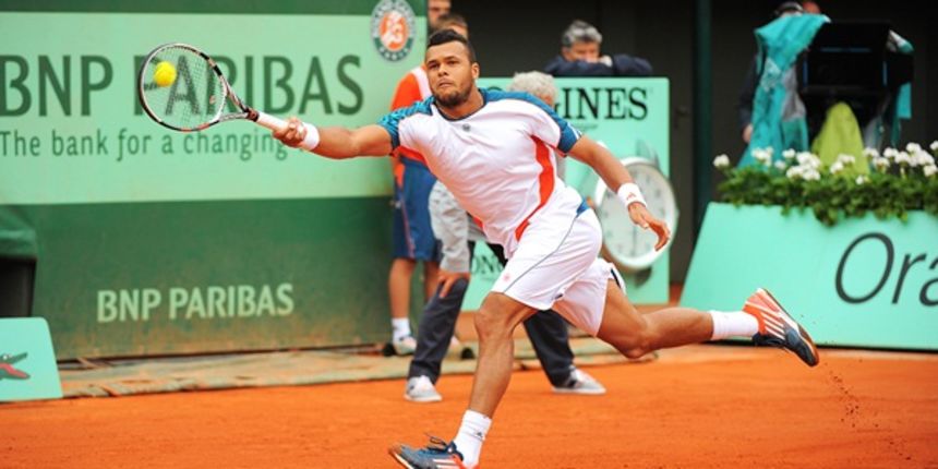 Jo-Wilfried Tsonga, foto: rolandgarros.com Jo-Wilfried Tsonga, foto: rolandgarros.com