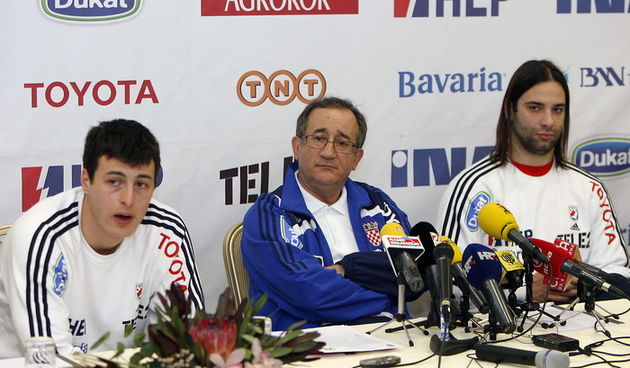 Domagoj Duvnjak, Lino Cervar i Ivano Balic. Foto: Vladimir Dugandzic / CROPIX