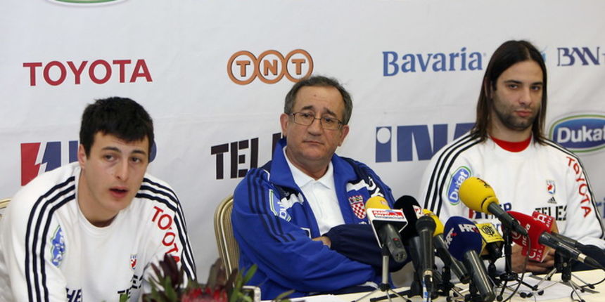 Domagoj Duvnjak, Lino Cervar i Ivano Balic. Foto: Vladimir Dugandzic / CROPIX