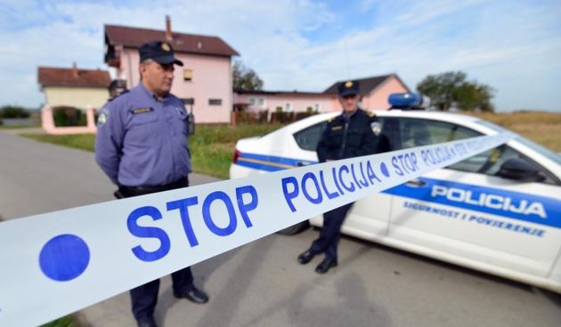 U mjestu Hrastovsko nedaleko od Ludbrega doslo je do eksplozije plinske boce. U eksploziji je ozlijedjena jedna osoba te je policija ogradila cestu prema kuci dok se ne dovrsi ocevid. Photo: Marko Jurinec/PIXSELL