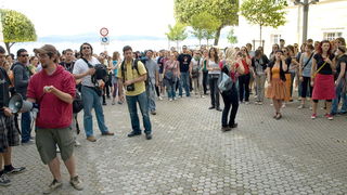 Studentski prosvjed: Zagrlimo rektorat