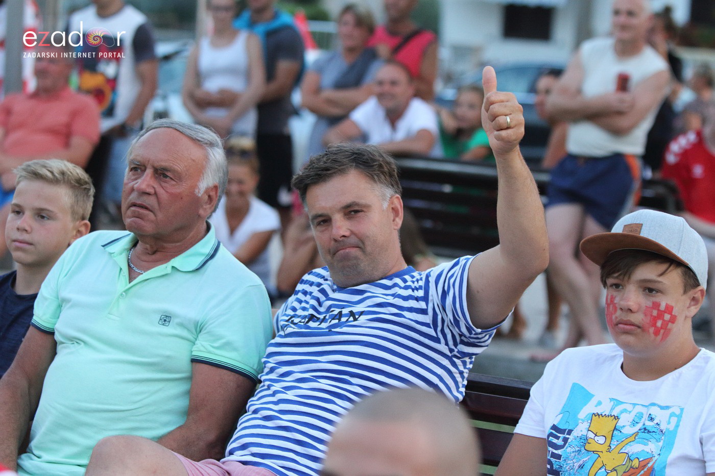 Bibinje: Navijanje za Vatrene i fešta nakon pobjede nad Engleskom