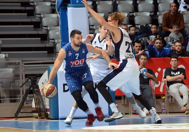 ABA liga, 15. kolo: KK Zadar – KK Budućnost Voli 78-76