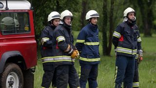 Na jezeru Jarun okupili su se motociklisti iz cijele Hrvatske u sklopu 3. karavane za zivot pod nazivom Bikeri na cesti. Velik broj motociklista zbog loseg vremena nije dosao, no pridruzio im se gradonacelnik Milan Bandic. Photo: Dalibor Urukalovic/PIXSEL