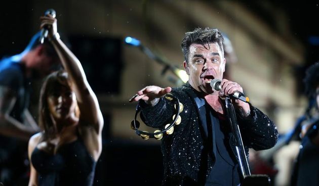 13.08.2013., Zagreb – Britanski pjevac Robbie Williams odrzao je koncert na maksimirskom stadionu u sklopu turneje Take the crown. Photo: Petar Glebov/Pixsell