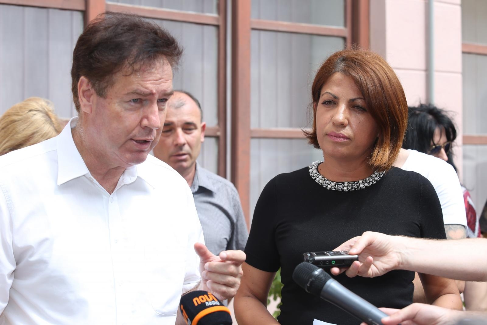 Prosvjedni skup radnika Vodovoda koji traže veće plaće