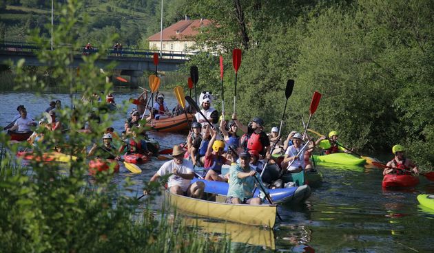 Za spas rijeke Krupe: Više od 200 veslača u sedam dana obišlo šest rijeka kojima prijeti izgradnja hidroelektrana