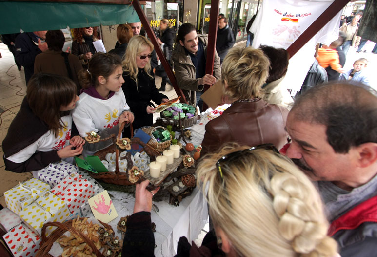 Humanitarna akcija udruge roditelja djece s downovim sindromom (foto: Marin Gospić)