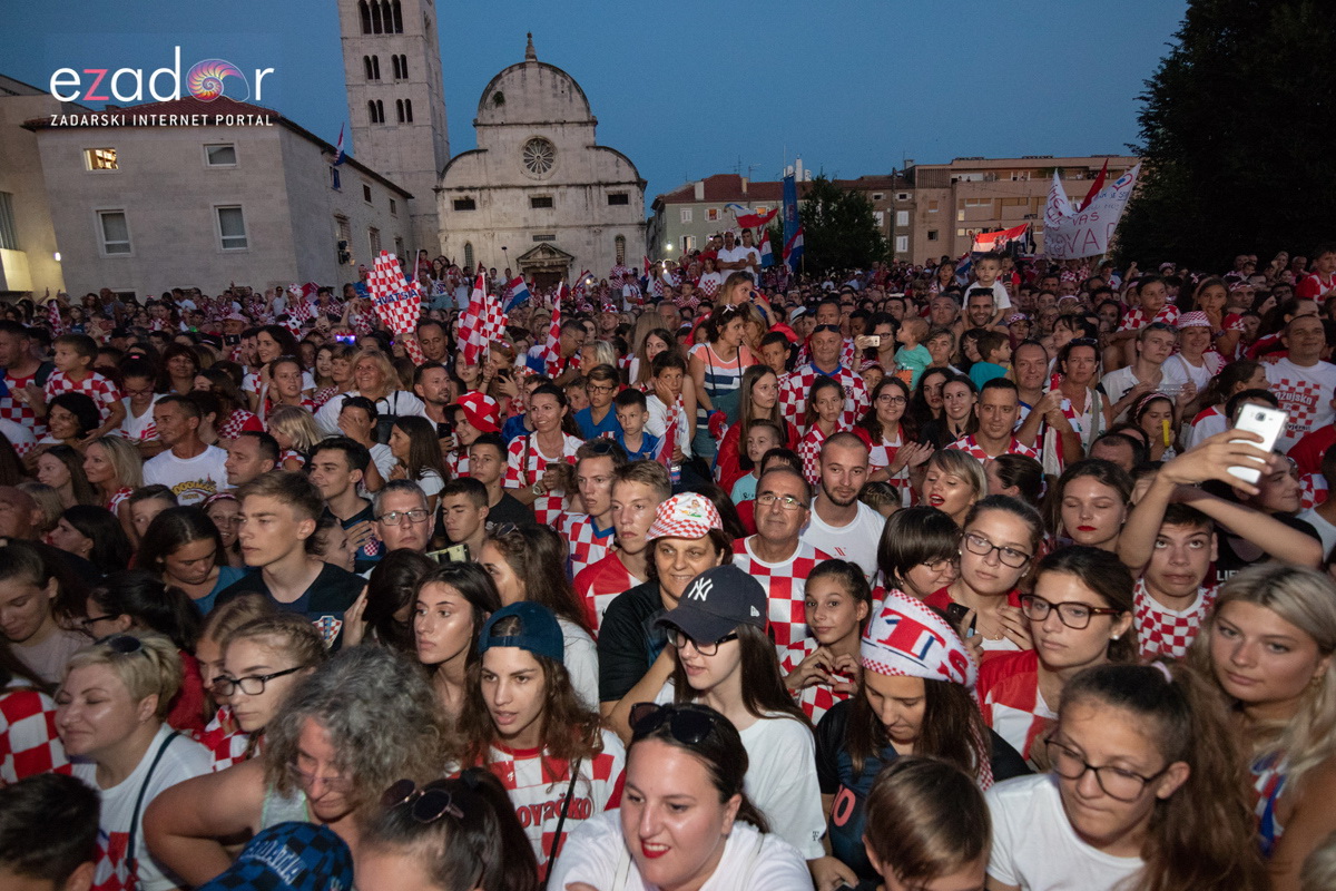 Veličanstven doček četvorice zadarskih Vatrenih