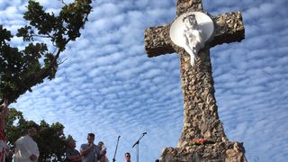 Blagosolov križa na brdu Brisnica Blagosolov križa na brdu Brisnica