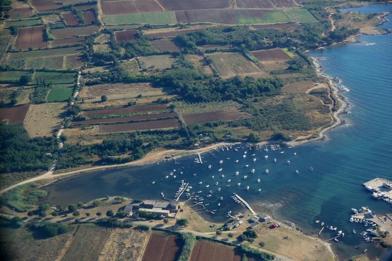 01.08.2013., Zadar – Fotografije panoramskog leta od Zadra do Medulina. Photo: Filip Brala/PIXSELL Autor  Filip Brala/PIXSELL KLJUČNE RIJEČI  let, panorama, grad Zadar, zracni snimak, Jadran, arhipelag, more, avion