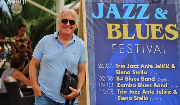 Edi Čerimagić,  idejni začetnik Jazz & Blues Festivala u Preku. Foto: Naši škoji