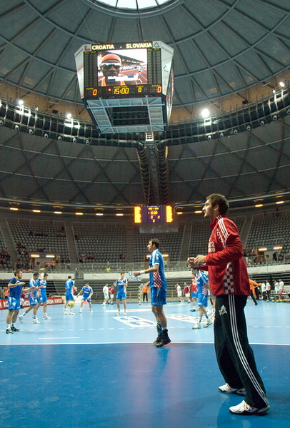 Zadar: Hrvatska-Slovacka 34-21, Foto: Sasa Cuka