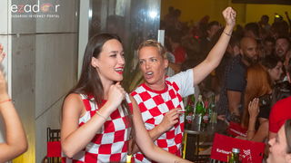 Zadar je gorio: Velika fešta nakon plasmana Vatrenih u finale Svjetskog prvenstva