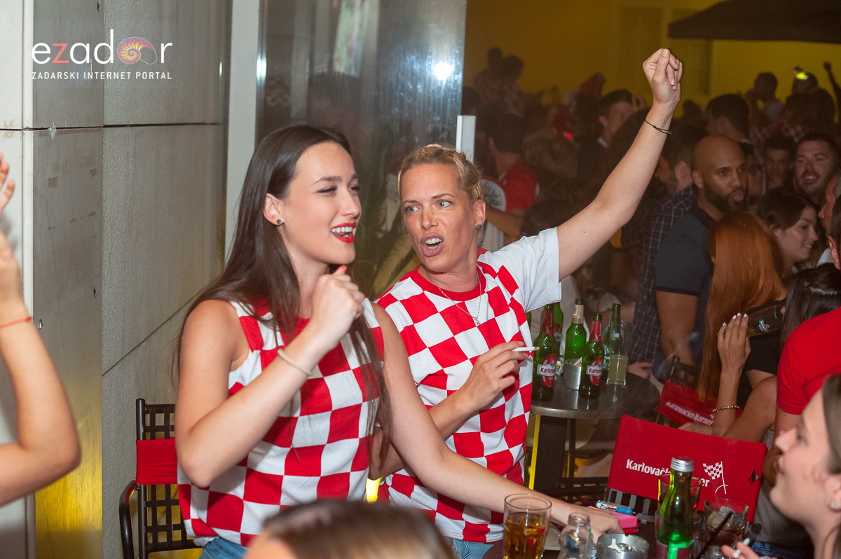 Zadar je gorio: Velika fešta nakon plasmana Vatrenih u finale Svjetskog prvenstva
