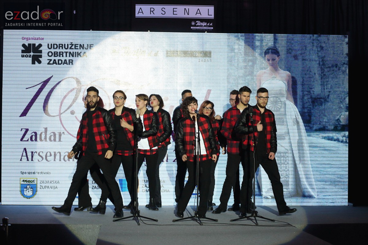 AKA Crescendo. 10. Festival vjenčanja: Modna revija vjenčanica i revija cvijeća 5. ožujka 2017.