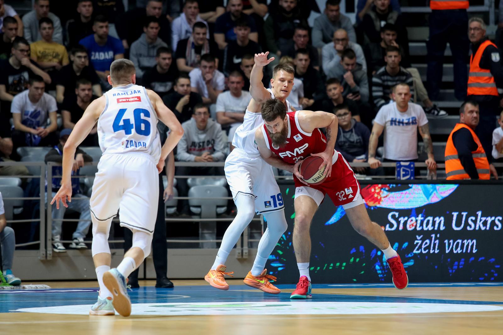 AdmiralBet ABA liga, 25. kolo: KK Zadar – KK FMP Soccerbet 72-75 AdmiralBet ABA liga, 25. kolo: KK Zadar – KK FMP Soccerbet 72-75