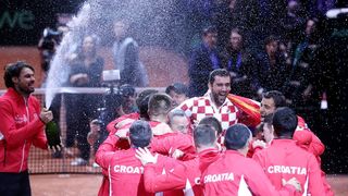 Veliko slavlje hrvatskih tenisača nakon osvajanja Davis Cupa