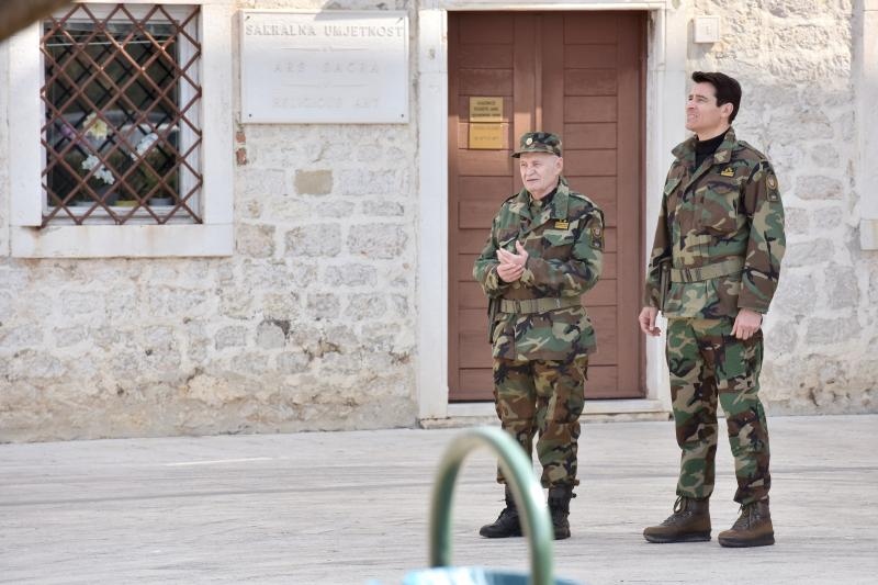 Snimanje scene iz filma “General” na zadarskom Forumu