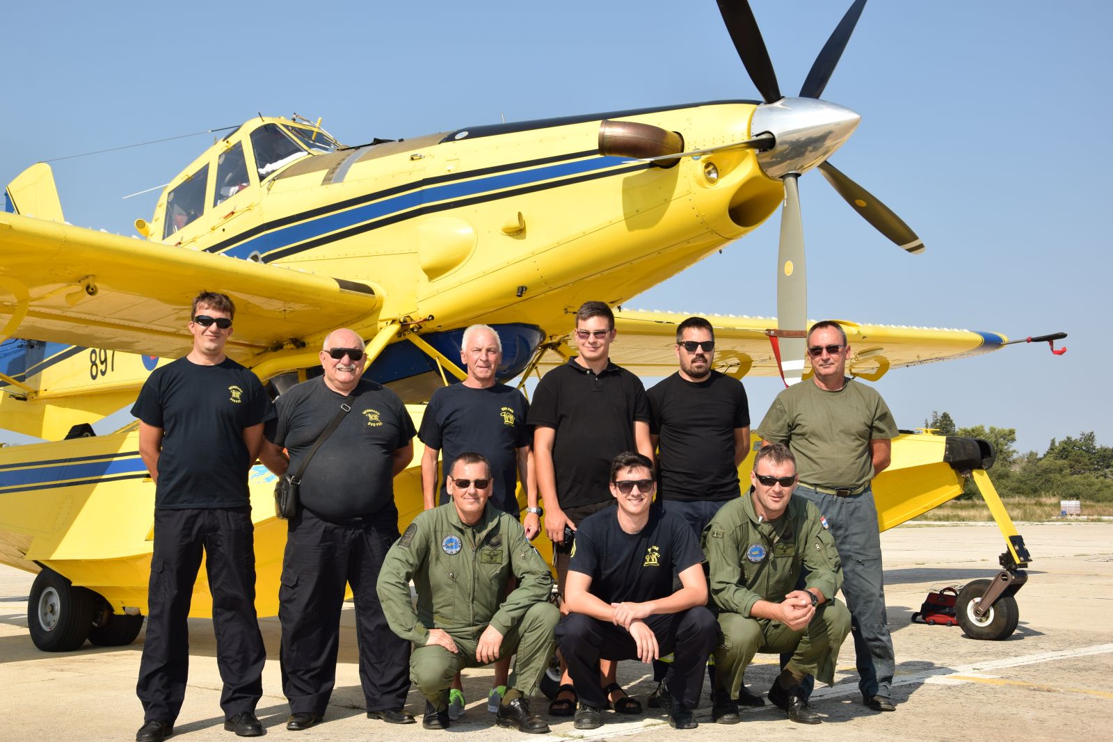 Njemački vatrogasci posjetili zračne snage u vojarni Zemunik