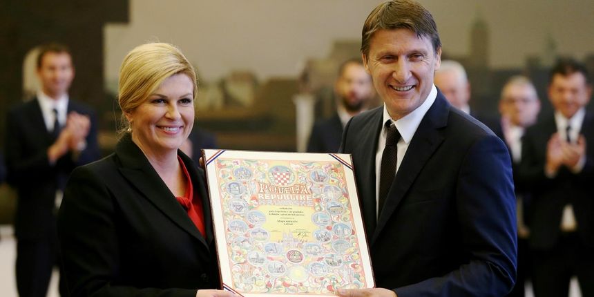 Predsjednica odlikovala Tomislava Bralića i klapu Intrade