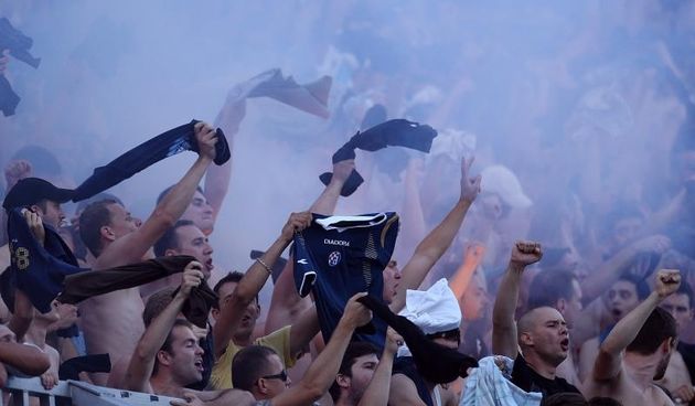 Navijaci Dinama, Bad Blue Boys, BBB. Photo: Goran Stanzl/PIXSELL