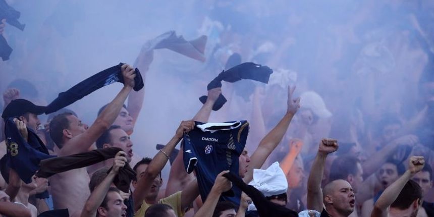 Navijaci Dinama, Bad Blue Boys, BBB. Photo: Goran Stanzl/PIXSELL