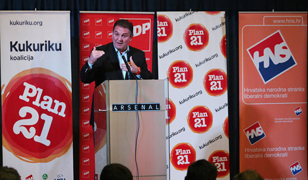 Kukuriku koalicija u Arsenalu (foto:Saša Čuka)