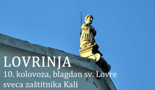 Lovrinja, blagdan Sv. Lovre u Kali