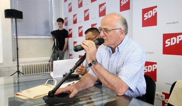 Sjednica Glavnog odbora SDP-a. Photo: Igor Kralj/PIXSELL Autor  Igor Kralj/PIXSELL Ključne riječi  SDP, Glavni odbor, sjednica, Josip Leko