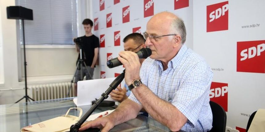 Sjednica Glavnog odbora SDP-a. Photo: Igor Kralj/PIXSELL Autor  Igor Kralj/PIXSELL Ključne riječi  SDP, Glavni odbor, sjednica, Josip Leko