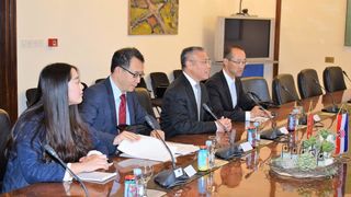 Veleposlanik Narodne Republike Kine Hu Zhaoming posjetio Zadar Veleposlanik Narodne Republike Kine Hu Zhaoming posjetio Zadar