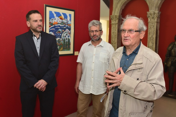 Svečano otvorena izložba slika fra Petra Perice Vidića