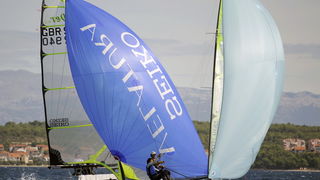 Zadar, 050909.
Europsko prvenstvo u jedrenju za klasu 49 er 2009 u Zadru.
Valovi, bura i sunce. Savreseno vrijeme za jedrenje i odrzavanje prvog plova sestog dana i 17 – og ujedno i zadnjeg plova u zlatnoj skupini Europskog prvenstva u jedrenju za kalsu 4