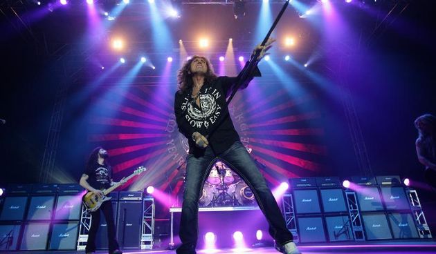 Zagreb – Kultni britanski hard rock band Whitesnake nastupio je u Domu sportova pred vise od 3000 obozavatelja.   Photo: Grgur Zucko/PIXSELL