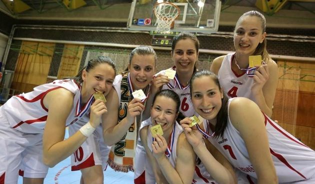 03.05.2015., Zagreb – Kosarkasice ZKK Medvescak pobjedom ZKK Kvarner osvojile su prvenstvo Hrvatske. Photo: Grgur Zucko/PIXSELL