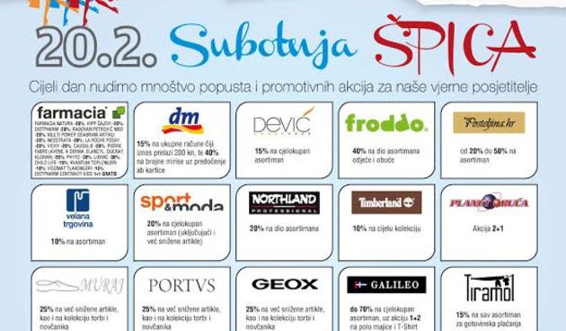 City Galleria: Subotnja špica 20. veljače 2016.