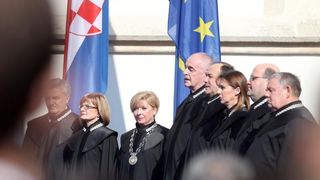 Inauguracija predsjednice Kolinde Grabar Kitarović na Trgu sv. Marka, Foto: Photo: HINA/POOL/PIXSELL