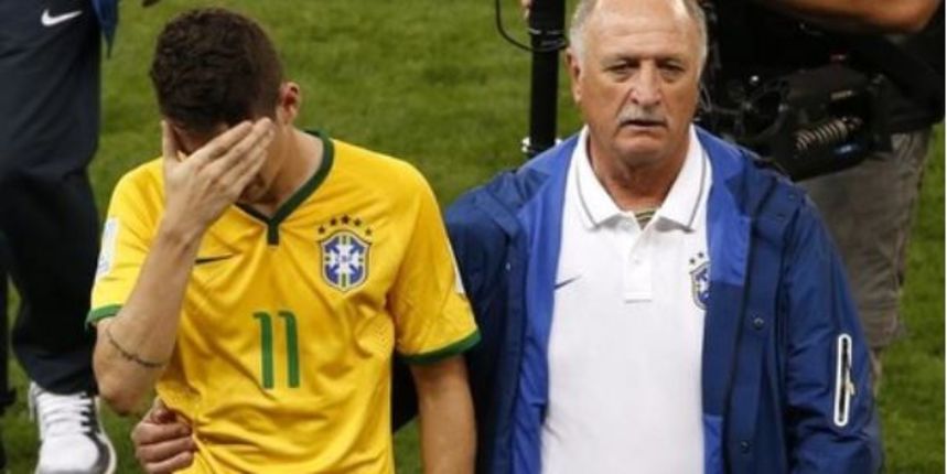 Luiz Felipe Scolari i Oscar, foto: Reuters Luiz Felipe Scolari i Oscar, foto: Reuters