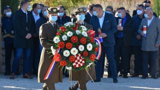 Obilježavanje Dana sjećanja na žrtvu Škabrnje 1991. Obilježavanje Dana sjećanja na žrtvu Škabrnje 1991.