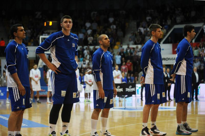 KC Drazen Petrovic, Zagreb – A1 Liga za prvaka, prva utakmica finala doigravanja. KK Cibona – KK Zadar. Photo: Danijel Kasap/PIXSELL KC Drazen Petrovic, Zagreb – A1 Liga za prvaka, prva utakmica finala doigravanja. KK Cibona – KK Zadar. Photo: Danijel Kasap/PIXSELL