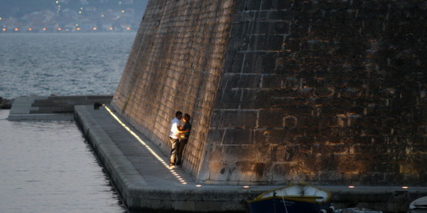 Lucica Fosa obasjana novom rasvjetom, Foto: Jure Miskovic