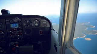 01.08.2013., Zadar – Fotografije panoramskog leta od Zadra do Medulina. Photo: Filip Brala/PIXSELL Autor  Filip Brala/PIXSELL KLJUČNE RIJEČI  let, panorama, grad Zadar, zracni snimak, Jadran, arhipelag, more, avion