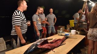 Zadar: Posljednja večer tradicionalne fešte Noć punog miseca, Photo: Dino Stanin/PIXSELL